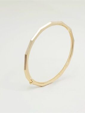 David Yurman Stax Faceted Bracelet in 18k Gold